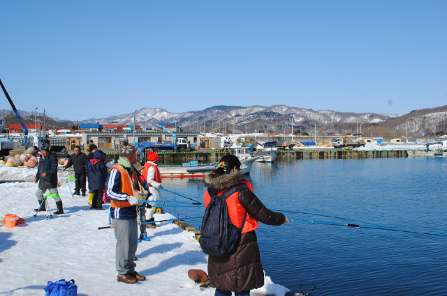 Toyoura's Seasonal Winter Event! Chika fishing and Tempura